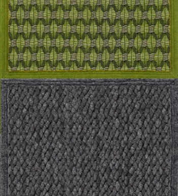 Teppich Grau und Grün