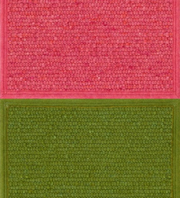 Teppich Rosa und Grün