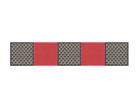 Rug Runner in Anthracite-Pink