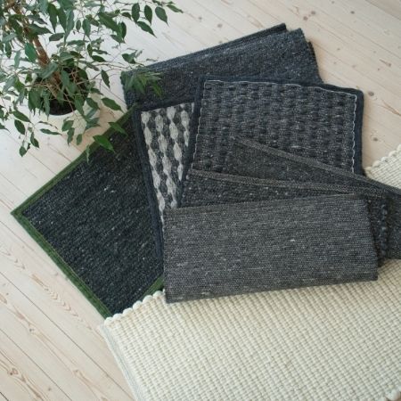 Pure New Wool Rug in Grey Variants
